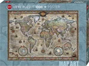 Heye Puzzle 1000 elementów Retro World 1