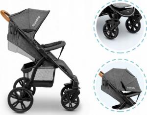 Wózek Lionelo spacerowy Annet Stone Caramel 3