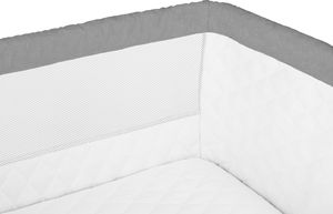 Lionelo Łóżeczko dostawne THEO szare 7