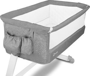 Lionelo Łóżeczko dostawne THEO szare 8