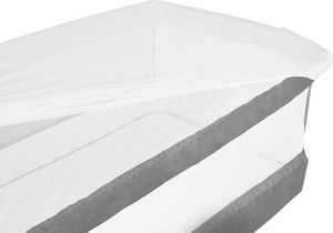 Lionelo Łóżeczko dostawne THEO szare 9