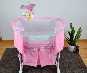 Milly Mally Kolyska Sweet Melody 4w1 Różowa 2