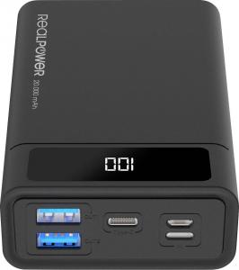 Powerbank Realpower PB-20k 20000mAh Czarny 2