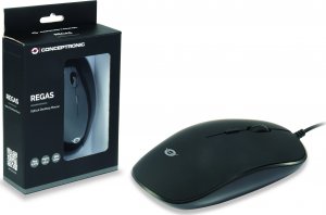 Mysz Conceptronic CONCEPTRONIC REGAS01B Optical Desktop Mouse, schwarz 6