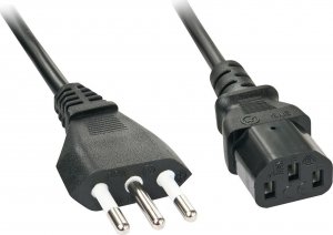 Kabel zasilający Lindy Lindy IEC-Netzkabel Italien IEC320 C1 5m 1
