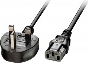 Kabel zasilający Lindy Lindy IEC-Netzkabel UK C13 3m 1