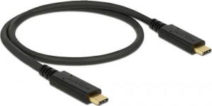 Kabel USB Delock USB-C - USB-C 0.5 m Czarny (83042) 1
