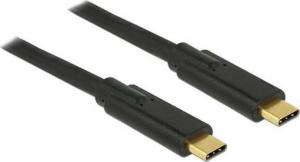 Kabel USB Delock USB-C - USB-C 2 m Czarny (85527) 1