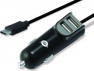 Ładowarka Conceptronic Jednoczęściowa 2x USB-A 2.4 A  (CARDEN05B) 1