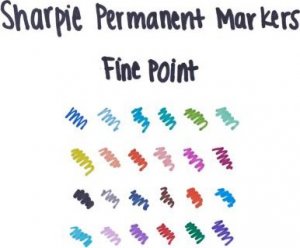 Sharpie Sharpie Marker Fein Rundspitze Value Pack 24 Stück 6