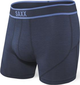SAXX Bokserki Kinetic Boxer Brief Blue Cross Dye r. S 1