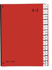Pagna Przekładka indeksująca Color 24 Fächer A-Z rot 1