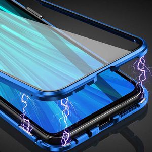 Etui Magnet Front+Back Redmi Note 8 Pro - Blue uniwersalny 2