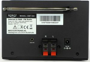 Radio Xoro Xoro HMT 500, Internet Radio, DAB+, FM,Wlan, schwarz 3