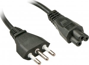 Kabel zasilający Lindy Lindy IEC-Netzkabel 2m Italien Netzst. IEC320 C5 1
