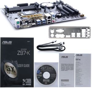 Płyta główna Asus Z97-K, Z97, DualDDR3-1600, SATA3, RAID, HDMI, DVI, D-Sub, ATX (Z97-K) 7