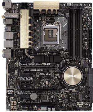 Płyta główna Asus Z97-DELUXE, Z97, DualDDR3-1600, SATA3, RAID, HDMI, DP, miniDP, ATX (Z97-DELUXE) 1
