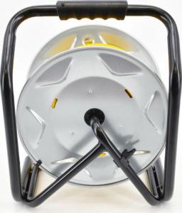 AWTools przedłużacz bęben metalowy żółty Heavy Duty 40m 3x1,5 mm 16A, 3680W, IP44 (AW70260) 4