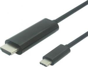 Kabel USB PremiumCord USB-C HDMI, 1.8m, Czarny (ku31hdmi03) 1