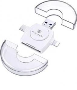Czytnik OTG USB 3.0/microUSB/USB-C/Lightning (VR4V1W) 1