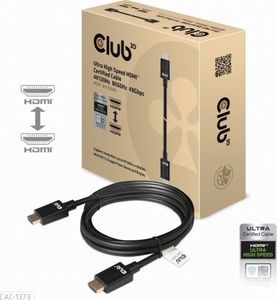 Kabel Club 3D Kabel Club3D CAC-1373 Ultra High Speed HDMI Certified Cable 4KK 120Hz, 8K60Hz 48Gbps M/M 3 m (CAC-1373) 1