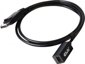 Kabel Club 3D DisplayPort Mini - DisplayPort 1m czarny (CAC-1120) 1