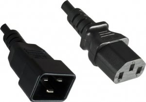 Kabel zasilający MicroConnect PowerCord C13-C20 0.5M Black 1