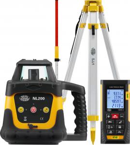 Nivel system niwelator laserowy NL200 +łąta LS-24+statyw SJJ1 (NL200) 1
