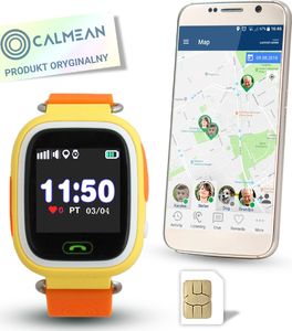 Smartwatch Calmean Touch Pomarańczowy 2