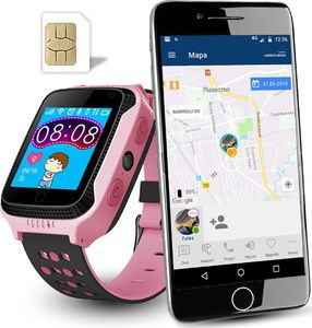 Smartwatch Calmean Go Czarno-różowy 2