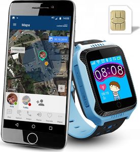 Smartwatch Calmean Go Czarno-niebieski 3