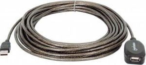 Kabel USB Manhattan USB-A - USB-A 10 m Czarny (150248) 3