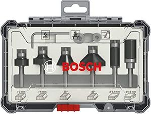 Bosch Zestaw frezów 6szt. 6mm (2607017468) 1