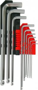 AWTools klucze imbusowe 9 sztuk z kulą 1,5-10 (AW35015) 3