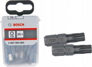 Bosch końcówka wkręcająca EXH T30 x 25mm 25 sztuk (2607002801) 1