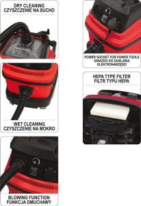 Odkurzacz przemysłowy Yato YT-85715 5