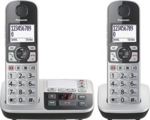 Telefon stacjonarny Panasonic Panasonic KX-TGE522GS silber-schwarz (KX-TGE522GS) - 40-35-5065 1