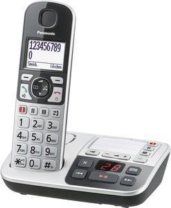 Telefon stacjonarny Panasonic Panasonic KX-TGE520GS schnurloses Single-DECT Telefon, silber-schwarz 1