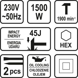 Sthor Młot wyburzeniowy T79090 1500 W 2