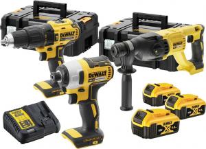 Zestaw elektronarzędzi Dewalt 8-elementowy (DCK372M3T-QW) 1