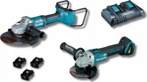Zestaw elektronarzędzi Makita zestaw combo 18V DGA506+DGA900 3x5,0Ah torba DLX2245PT1 (DLX2245PT1) 1