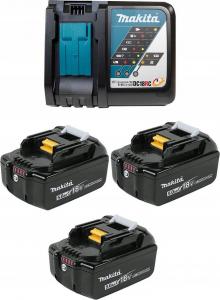 Zestaw elektronarzędzi Makita 10-elementowy (DLX4104TJ1) 12