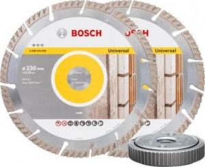 Bosch tarcza diamnetowa 2 sztuki 230mm + nakrętka SDS 230mm uniwersalna (06159975H5) 1
