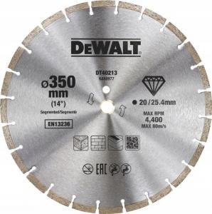 Dewalt tarcza diamentowa 350x25,4mm segmentowa (DT40213-QZ) 1
