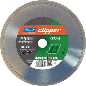 Norton Clipper CLIPPER tarcza diamentowa pełna PRO CERAMIC H10  200x25.4  (70184625093) 1