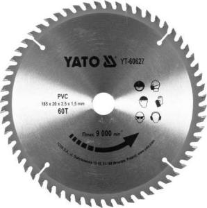 Yato tarcza do cięcia PCV 185x60x20 (YT-60627) 1