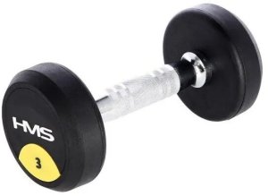 HMS ‎‎Hantel HG PRO gumowany 1 x 3 kg 7