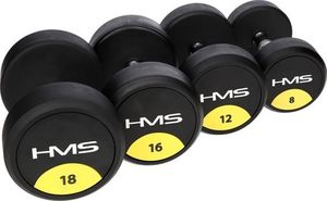 HMS ‎‎Hantel HG PRO gumowany 1 x 7 kg 3