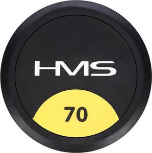HMS hantel HG PRO gumowany 1 x 70 kg 4