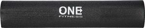 One Fitness Mata do jogi czarna (YM02) 2